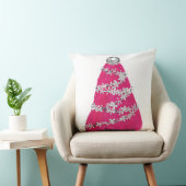 グラムピンクのクリスマスツリー クッション (椅子)