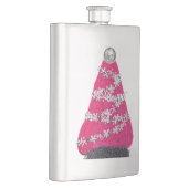 グラムピンクのクリスマスツリー フラスク (右)