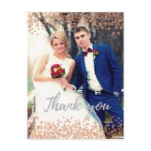 グラムピンクの泡シックな書道サンキューカード