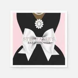 グラムピンクエスニックファンシーティファニーテーマベビーシャワー スタンダードカクテルナプキン