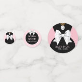 グラムピンクエレガントエスニックプリンセス赤ちゃんシャワー コンフェッティ (裏面)