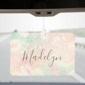 グラムピンクグリッターパステルパタガーリーーン カーエアーフレッシュナー