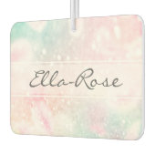 グラムピンクグリッターパステルパタガーリーーン カーエアーフレッシュナー (左)