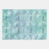 グラムピンクグリッター金ゴールドパイナップル ラッピングペーパーシート (正面3)