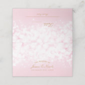 グラムピンクシック《写真》ぼけ味グラマライツテーブル番号 プレイスカード (外部開封)