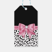 グラムピンクボウダイヤモンドブラックヒョウハッピーバースデー ギフトタグ (裏面)