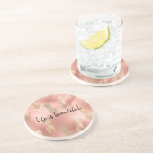 グラムピンク金ゴールドパイナップル コースター (側面)