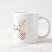 グラムピンク金ゴールドパイナップル ジャンボコーヒーマグカップ (右)