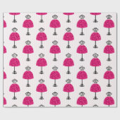 グラムファッションディババースデーパーティー ラッピングペーパー (フラット)