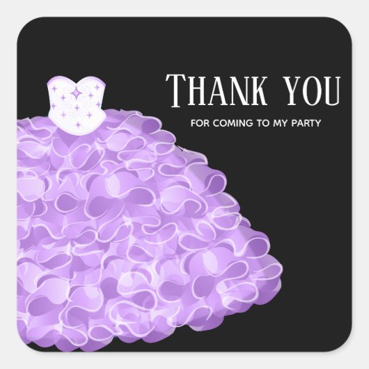 グラムファンシーガウン スクエアシール (正面)