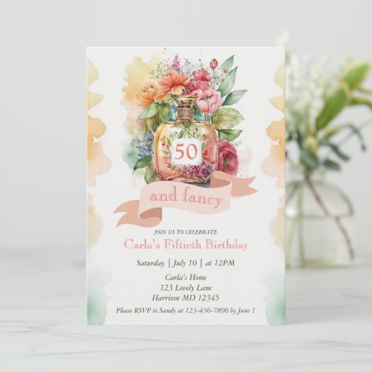 グラムフィフティファンシーと素晴らしい誕生日 招待状 (スタンド正面)