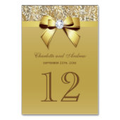 グラムフェイク金ゴールドシークンボー結婚ズ テーブルナンバー (裏面)