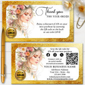 グラムフェミニンご注文ありがとうございます 名刺