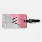 グラムフォイルルックモノグラムのラゲッジタグ ラゲッジタグ (正面横)