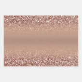 グラムブラウングリッターグラデーションカラーA27767ラッピング ラッピングペーパーシート (正面2)