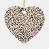 グラムブラウン黒豹プリント セラミックオーナメント (裏面)