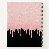 グラムブラックバラ金ゴールドドリッピンググリッターレシピ ノートブック (裏面)