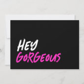 グラムブラックホットピンクサンキューカード サンキューカード (正面)