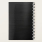 グラムブラックムーンフェイズパステルモノグラム名スモール プランナー手帳 (裏面)