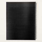 グラムブラックムーンフェイズパステルモノグラム名大 プランナー手帳 (裏面)