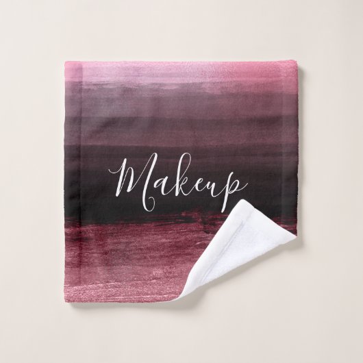 グラムブラック、バラ金ゴールド、ピンクメイクアップアーティスト ウォッシュタオル (ウォッシュタオル)