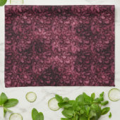 グラムブルゴーニヒョウ印刷 キッチンタオル (折り畳み)