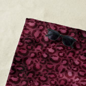 グラムブルゴーニヒョウ印刷 ビーチタオル (インサイチュ)