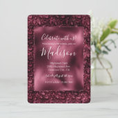 グラムブルゴーニヒョウ印刷 招待状 (スタンド正面)