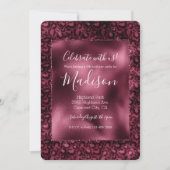 グラムブルゴーニヒョウ印刷 招待状 (正面)