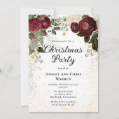 グラムブルゴーニュバラフローラクリスマスパーティー 招待状 (正面)