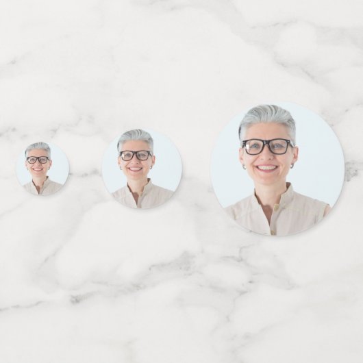 グラムブルーグリッタードリップフォト50誕生日 コンフェッティ (裏面)