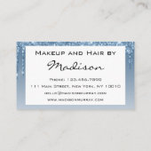 グラムブルードリッピンググリッタードリップスメイクアップアーティスト 名刺 (裏面)