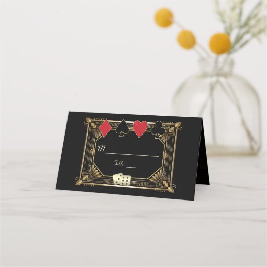 グラムベガスカジノロイヤル素晴らしギャツビー結婚ズ プレイスカード (正面)