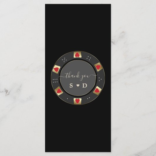 グラムベガスカジノ金ゴールドトランプのポーカーチッ結婚プズ メニュー (裏面)