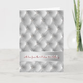 グラムベルベフェイクットグレーシルバークリスマス シーズンカード (正面)