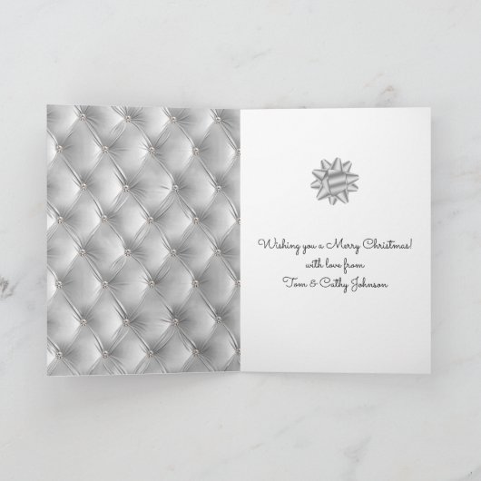 グラムベルベフェイクットグレーシルバークリスマス シーズンカード (内部)