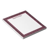 グラムホットピンクダイヤモンドジェム輝く ノートパッド (アングル)