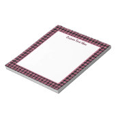 グラムホットピンクダイヤモンドジェム輝く ノートパッド (回転)