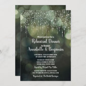 グラムホワイトフェアリー淡い暗い《写真》ぼけ味リハーサルディナー 招待状 (正面/裏面)