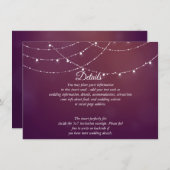 グラムホワイト妖精ライトピンクパープル詳細カード エンクロージャーカード (正面/裏面)