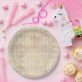 グラムホワイト金ゴールドスパークル ペーパープレート (パーティー)