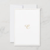 グラムホワイト金ゴールドボーラベンダー水彩卒業 招待状 (裏面)