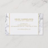 グラムボックスロゴモノグラムホワイトマーブル 名刺 (裏面)