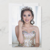 グラムボールガウン火花ダークネイビーブルーキンセアニェラ サンキューカード (裏面)