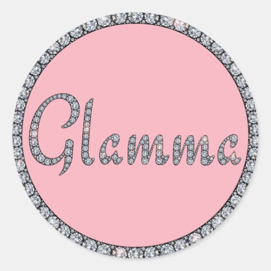 グラムマきらきら光るリング ラウンドシール (正面)