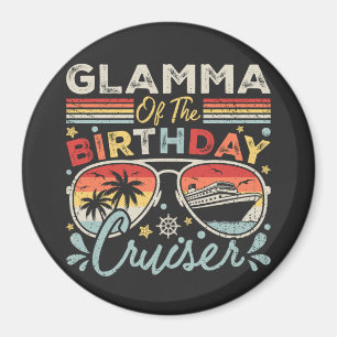 グラムマオブザ誕生日クルーザーバケーションサークル マグネット