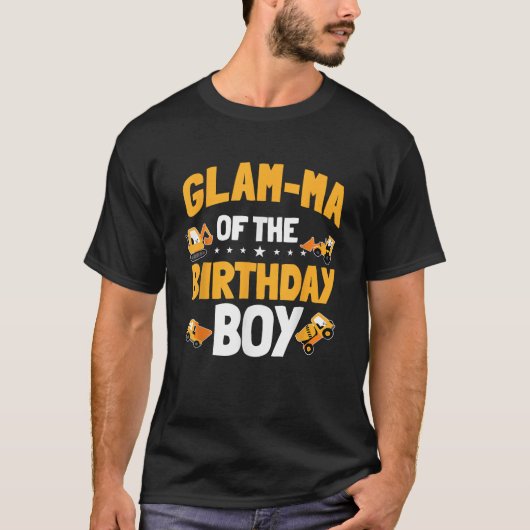 グラムマオブザ誕生日ボーイ建築ワーカーBd Tシャツ (正面)