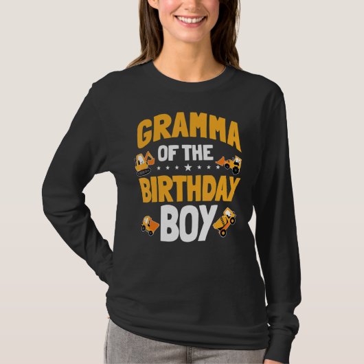 グラムマオブザ誕生日ボーイ建築労働者Bda Tシャツ (正面)