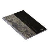 グラムマーブルグラナイトきらめくエレガントデザイナースタイル ノートブック (右側)