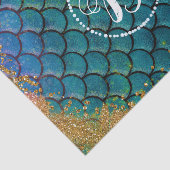 グラムマーメイドフィッシュはかりで測ティール（緑がかった色）パープル金ゴールドスパークル 薄葉紙 (詳細)